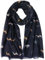GFM® Schal mit Windhund-Aufdruck (GH) Gr. 90, gh-071-ghnl-marineblau