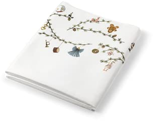 Kähler Tischdecke 150x270 cm Hammershøi Christmas Dänisches Design, Weiss