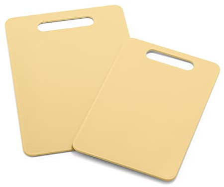GreenLife 2 Piece Cutting Board Kitchen Set, Extra Durable, Yellow