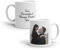 Personalised Mug with 1 Photo and up to 4 Lines of Text Logo Photo Mug Upload Your Own Photograph with A Personal Four Line Message Personalized Mug Photo Mugs Personalised Logo Mug Text Photo, White