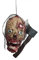 Shop Love Gruselige, abgeschnittene Kopf-Requisite, Halloween, realistisch, hängend, abgetrennter blutiger Zombie-Kopf-Kostüm, Latex-Dekorationen, gruselige Kopfrequisiten, Spukhaus-Dekoration, AX auf