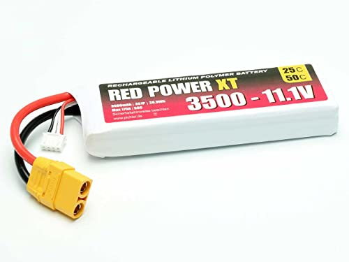 Red Power Modellbau-Akkupack (LiPo) 11.1V 3500 mAh Softcase XT90