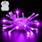 Gcstnn Battery Fairy Lights, 3M 30 LED Fairy Lights Battery Operated with Timer, IP65 Waterproof String Lights for Jar Garden Camping Christmas Indoor Outdoor Decorations, Purple