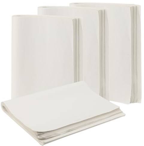 JOIKIT 400 Blatt A3 Zeitungspapier, 42 x 29 cm, weißes Packpapier, 41,9 x 29,7 cm, blanko, Zeitungsdruckpapier zum Verpacken, Basteln, Umzug