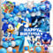 79 Stück Soni Geburtstagsdeko, Soni Deko Geburtstag 7 Jahre, Hintergrund, Luftballon Geburtstag, Latex Ballons, für Kindergeburtstag Dekoration, Kinderparty, Mottoparty, Hochzeitsfeier