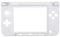 NORMICHIC Kits de cubierta de carcasa de repuesto para consola de juegos Nintendo 3DS XL, funda de consola inferior (blanco)
