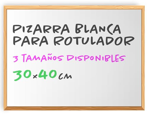 Tableau Blanc Panneau Mural Cadre en Bois avec Matériel de Montage Panneau pour Mariage, Enfant, École et Maison, Tableau Mural pour Salle de Classe, Restaurant et Événements - Ofiturie (30x40)