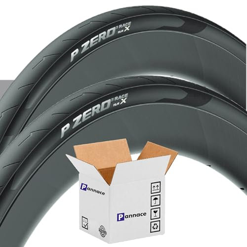 Paar (2 Stück) Fahrradreifen CYCLING P Race Zero X TLR Straßenreifen - Tubeless ready - TechWALL + Road - SmartEvo (700 x 26 c - 26-622 on RIM 19C)