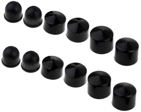 GOOHOCHY Pivotes Para Patinetas 12 Piezas Bujes De Longboard De 16mm Goma Resistente Amortiguador Kit De Reemplazo Para Skaters Adecuado Para Reparaciones y De Monopatines