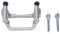 Brilluxa Brake Caliper Carrier Bracket Kit, 3PCS Rear Caliper Support Assembly, Compatible with X-Trail T31 T30 (798N1117987)