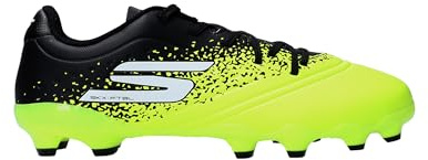 Skechers Jr Youth Fg Firm Ground Football Boots Boys Yellow/Black 13 UK Child