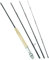 Lerutwis YG007 1.98M 2.1M 2.4M 2.7M Telescopic Carbon 4 Sections Fly Fishing Rod Fast Action Freshwater Fly Rods for Trout Salmon Fishing Portable Sea Pole(1.98Meters(6.6FT))