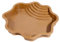 Colcolo Bassin d'eau pour Tortue, Baignoire pour Reptiles, Plat d'eau Tortue, Zone de Baignade pour Reptiles avec Rampe, Tortues Plat d'alimentation pour Reptiles, pour Tortue Lézard, Jaune Brunâtre