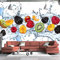Fotomurales Frutas coloridas Pared 3D Papel Tapiz pintado tejido no tejido Decoración de Pared decorativos Murales moderna de Diseno Fotográfico 200cm×140cm (ancho x alto)