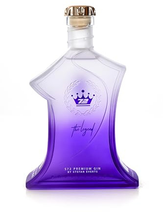 S72 PREMIUM GIN - 0,7 l - 43% | THE LEGEND | Il gin del puripremiato campione del mondo di motocross Stefan Everts | Rotondo, armonioso e rinfrescante con note di violetta | Perfetto per un gin tonic