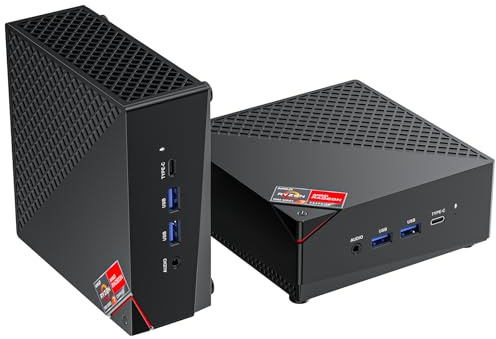 ACEMAGICIAN AM06Pro Mini PC, AMD Ryzen 7 7730U (8C/16T),16GB DDR4 512GB SSD