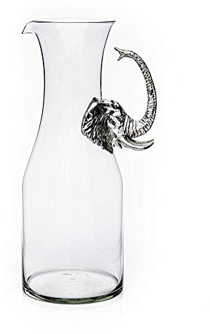 Ngwenya Glass J-01-P Krug mit Elefantengriff, Zinn, 1,4 l, 29 cm hoch