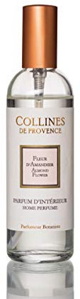 Collines de Provence Parfum d'intérieur Fleur d'Amandier 100ml, Transparent 3,9cm x 3,9cm x 15,7cm