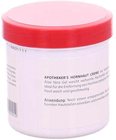Hornhaut Creme 250ml - Apotheker