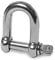 HEAVYTOOL Schäkel gerade kurze Form 13mm Edelstahl V4A AISI 316 (2 Stück) Rundschäkel Drehschäkel Bügelschäkel Schaekel