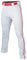 Easton Jungen Rival+ Baseball Pants | Full Length Semi-Relaxed Fit | Youth Sizes | Piped | Multiple Colors Hose, weiß/rot, X-Large