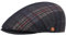Mayser Jasper Fancy Flatcap Schirmmütze Schiebermütze Wollcap Herren - Made in The EU mit Schirm, Futter, Futter Winter Herbst-Winter - 59 cm blau