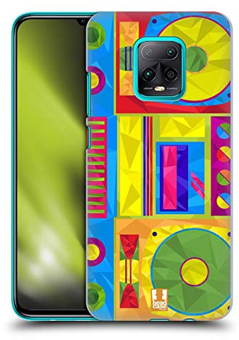 Head Case Designs Boombox Geometrische Gadgets Harte Rueckseiten Handyhülle Hülle Huelle kompatibel mit Redmi 10X 5G/Redmi 10X Pro 5G