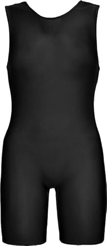 R&N FASHIONS Child Ballet Leotard Dancing Catsuit Girls Professional Spandex Unitard Kids Sports Dance Sleeveless (Black, 11 years, 11_years)