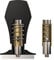 Normcore 58.5mm Coffee Tamper V4 - Spring-Loaded Tamper with 15lb / 25lb / 30lbs Replacement Springs - Anodized Aluminum Handle and Stand - Stainless Steel Flat Base,Black