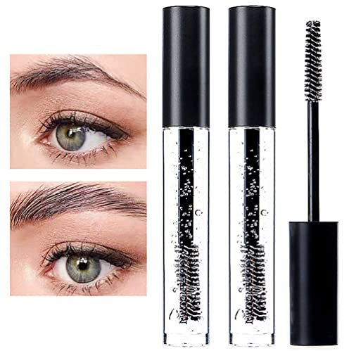 2PCS Eyebrow Gel,Brow Gel,Waterproof Eyebrow Gel Clear,Clear Brow Gel,Long Lasting Eyebrow Glue,Brow Gel Clear,Clear Eyebrow Gel for Natural Eyebrow Styling Repair