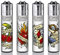 Clipper® Feuerzeuge - 4er Set + Crystal Balls (Ink Life)