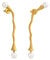 GOLDENE OHRRINGE ECLAT | Entworfen von Joidart | Eclat-Kollektion | 24K vergoldetes Metall | Murano-Glas