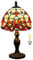 Bidesen 8 kleine Blumen Blume Pastoralen Tiffany-Stil Tischlampe Nachttischlampe Schreibtischlampe Wohnzimmer Bar Lampe(Color:6-A)
