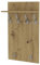 AKKE Garderobenpaneel Wandgarderobe Mit Ablage Wandpaneel Garderobe PVC Maxi Weiß 90cm x 60 cm