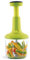 TIENDA EURASIA - Picadora y Batidora Manual con Potencia, Picadora Manual Rápida de Alimentos, Picadora y Batidora de Mano por Presión, Picadora y Batidora 2 Funciones, Picadora Mezcladora por Presión