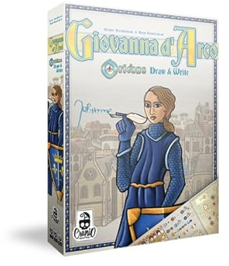 Cranio Creations - Giovanna D'Arco Orleans Draw & Write, Im Universum von Orléans entstand die Legende von Giovanna D'Arco, Ausgabe in Italienischer Sprache