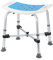 Sonnewelt Taburete de ducha para personas mayores, altura regulable, 180 kg, silla de ducha para personas mayores, taburete de baño para la ducha adultos asiento de bañera