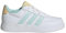 adidas Breaknet Lifestyle Court Lace Shoes Tennisschuhe, Cloud White/semi Flash Aqua/orange Tint, 35 EU