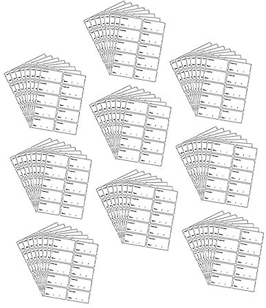 MAGICLULU 5taschen Beutel Abnehmbare Gefrieretiketten Etiketten Zur Lebensmittelorganisation Datumsetiketten Für Vorratsgläser Pvc-etiketten Für Küchenspeicher Vorratsetiketten Zum