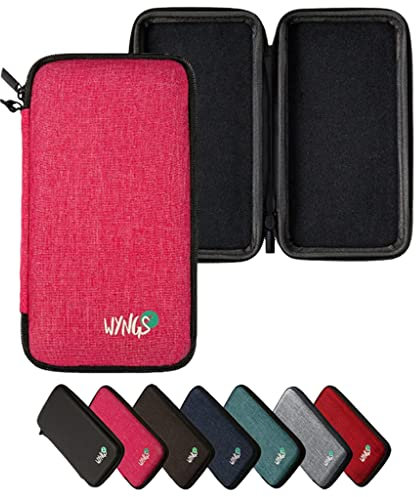 WYNGS Housse de protection rose compatible avec calculatrice scientifique Sharp EL-520TG