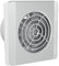 Silent Bathroom Extractor Fan with Timer 4 Inch 100mm Pure - Chrome Extractor Fan Bathroom Ceiling or Wall Mounted, Ventilation Fans for Bathrooms, Axial Fans for Air Flow & Ventilation in Bathrooms