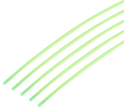 QUARKZMAN 5 Piezas de Varillas de Fibra Óptica P5 de Plástico 0.5mmx30cm para Punto de Mira Delantero Fluorescente Verde