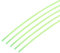 QUARKZMAN 5 Piezas de Varillas de Fibra Óptica P5 de Plástico 0.5mmx30cm para Punto de Mira Delantero Fluorescente Verde