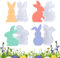 4 Stück Silikonform Ostern, Silikonform Hase, 3D Hasenform für Ostern, DIY Ostern Seifenform Silikonform, Niedliche Hasenform für Ostern, Osterhase Silikonform for Gips, Ostergeschenke