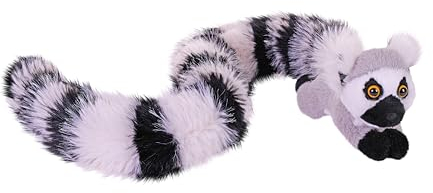Wild Republic Tailkins Katta, Plüschtier, 101 cm, Kuscheltier, Füllung besteht aus recycelten Wasserflaschen