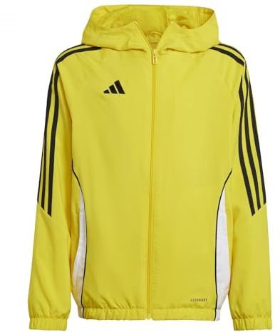adidas Mixte enfant Tiro24 Windbreaker Kids Coat, team yellow/white/black, 5-6 Years