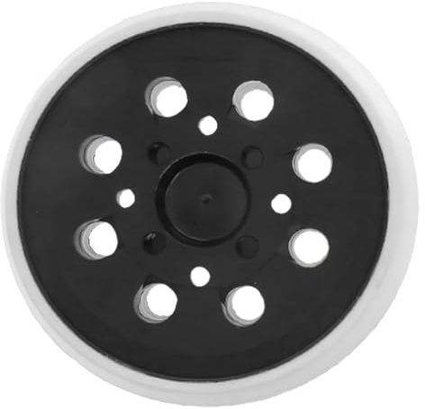 HAPPOW Schleifplatte 5 Zoll 125mm, Schleifplatte mit Klettsystem für Exzenterschleifer, 8 Löcher, Kompatibel mit PEX 300 AE, PEX 400 AE, Mittelhart, Zubehör für präzises und effizientes Schleifen