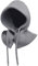 JFAN Warme Wintermütze mit Weichem Balaclava Strickmütze Skull Cap mit Kordelzug Weich Kapuzenschal Mütze Unisex Slouch Beanie Elastisch Mütze,Grau