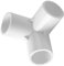 Raccordi a T in PVC,Connettore per raccordi per tubi in PVC - Raccordo per tubi in PVC Connettore per raccordi per mobili in PVC | Connettore adattatore per raccordi per tubi Connettore per raccordi p