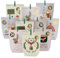 Adventskalender zum Befüllen, 24 Weihnachtskalender Papiertüten, Advents tüten mit Zahlenaufkleber und Klammern,Scandinavian style - zum Basteln und Verschenken